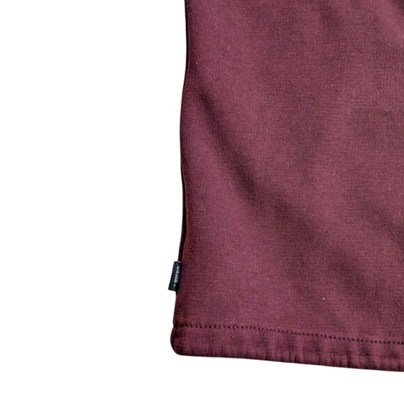VANS Off The Wall TORREY FLEECE COACHES JACKET Large RARE BURGUNDY - Picture 6 of 6